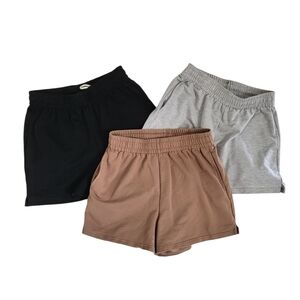 Automet Bundle Sweat‎ Shorts Small Womens High Waisted Athletic Shorts Lounge